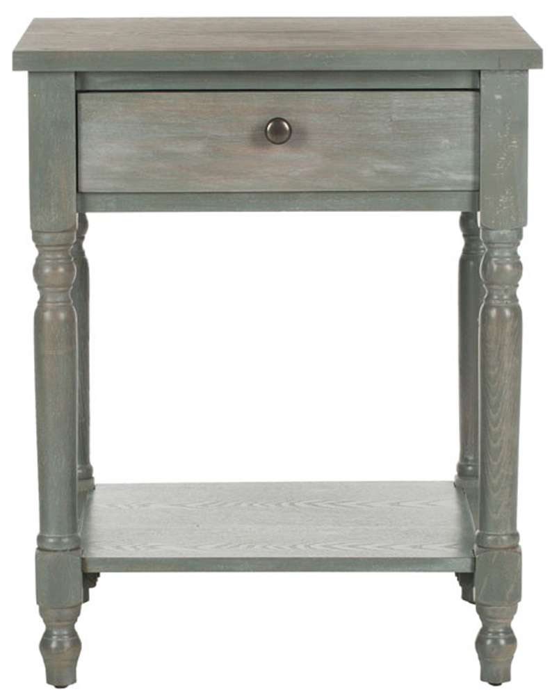 Safavieh - Tami Night Stand W/Storage - Ash Grey - AMH6604B veiw 1