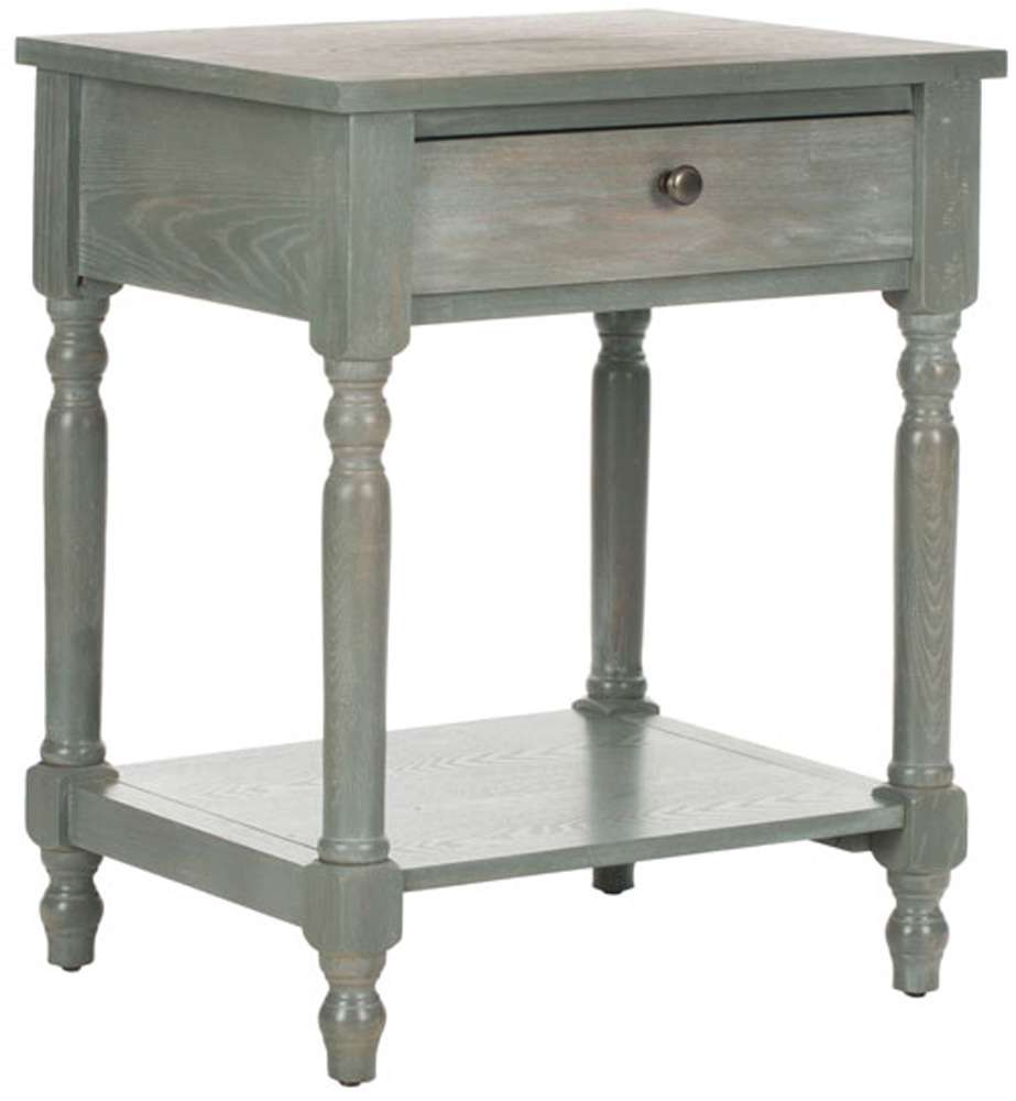 Safavieh - Tami Night Stand W/Storage - Ash Grey - AMH6604B veiw 3