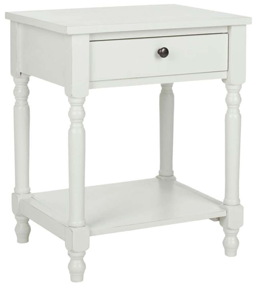 Safavieh - Tami Night Stand W/Storage - Off White - AMH6604A veiw 3