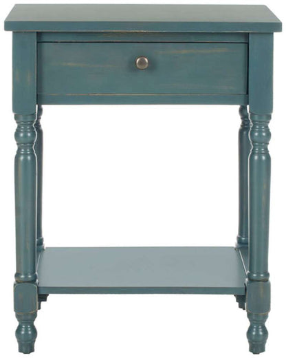 Safavieh - Tami Night Stand W/Storage - Teal - AMH6604C veiw 1