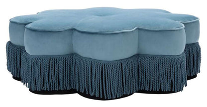 Safavieh - Tanith Flower Ottoman - Dusty Blue - OTT4500C veiw 3
