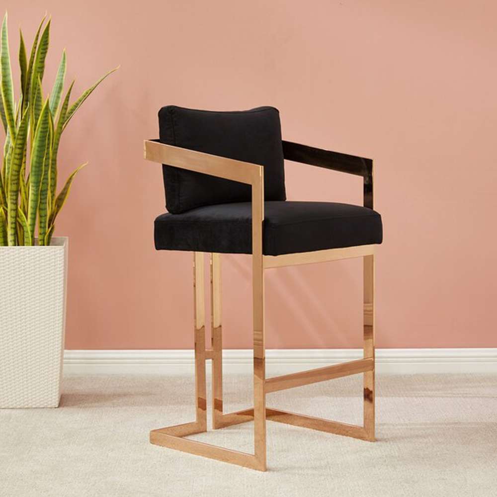 Safavieh - Couture - Taraji Barstool - Black - KNT7027B veiw 2