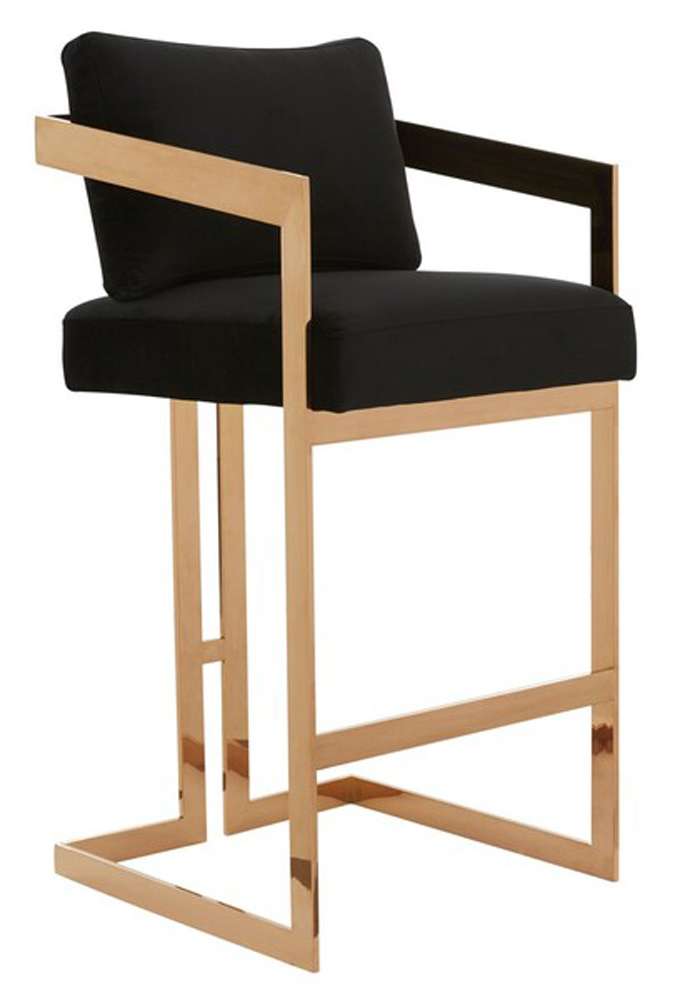 Safavieh - Couture - Taraji Barstool - Black - KNT7027B veiw 3