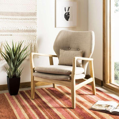 Safavieh - Tarly Accent Chair - Beige - Natural - ACH9500B veiw 3
