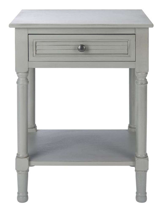 Safavieh - Tate 1Drw Accent Table - Distressed - Grey - ACC5714C veiw 1