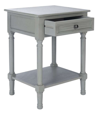 Safavieh - Tate 1Drw Accent Table - Distressed - Grey - ACC5714C veiw 4