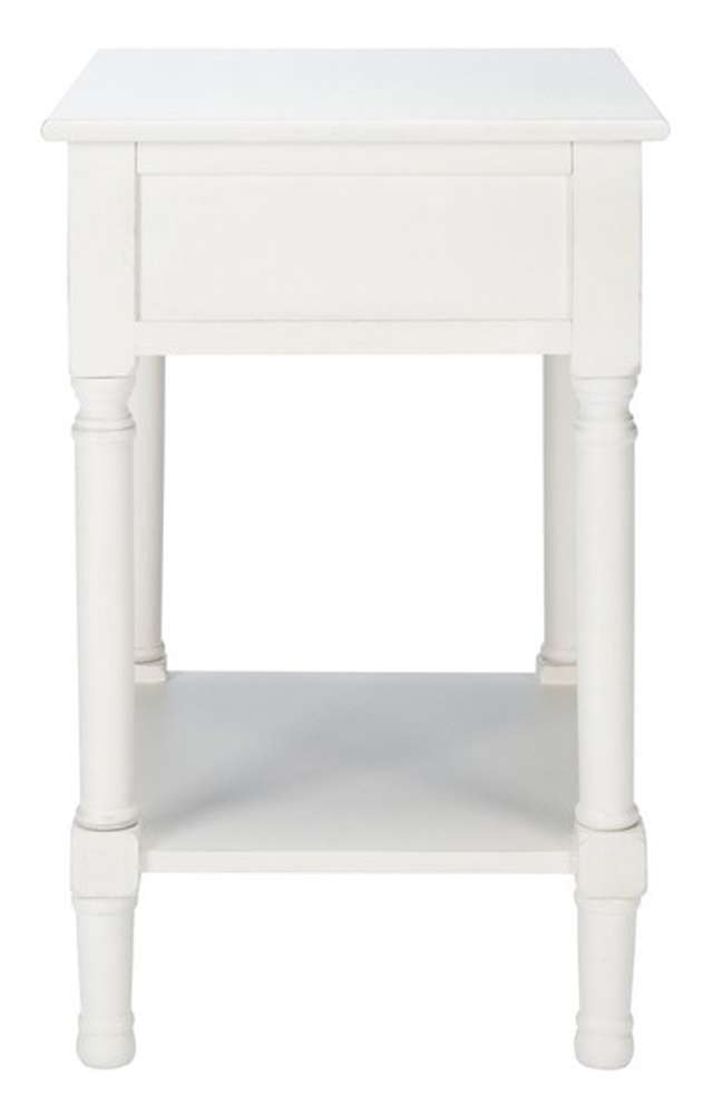 Safavieh - Tate 1Drw Accent Table - Distressed - White - ACC5714A veiw 3