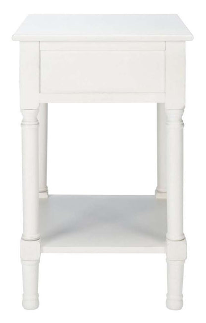 Safavieh - Tate 1Drw Accent Table - Distressed - White - ACC5714A veiw 3