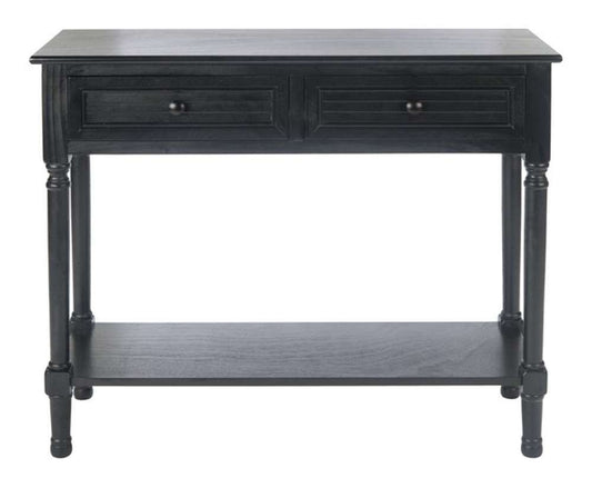 Safavieh - Tate 2Drw Console Table - Black - CNS5720B veiw 1