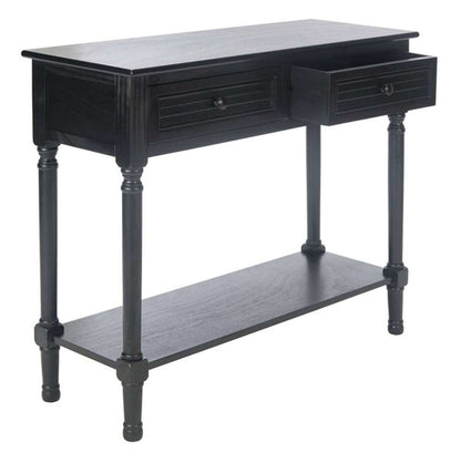 Safavieh - Tate 2Drw Console Table - Black - CNS5720B veiw 4