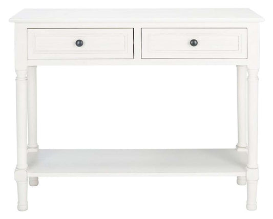 Safavieh - Tate 2Drw Console Table - Distressed - White - CNS5720A veiw 1