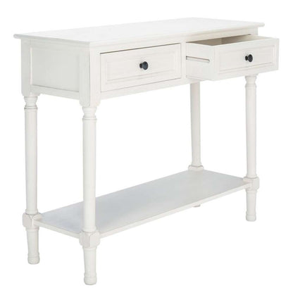 Safavieh - Tate 2Drw Console Table - Distressed - White - CNS5720A veiw 4