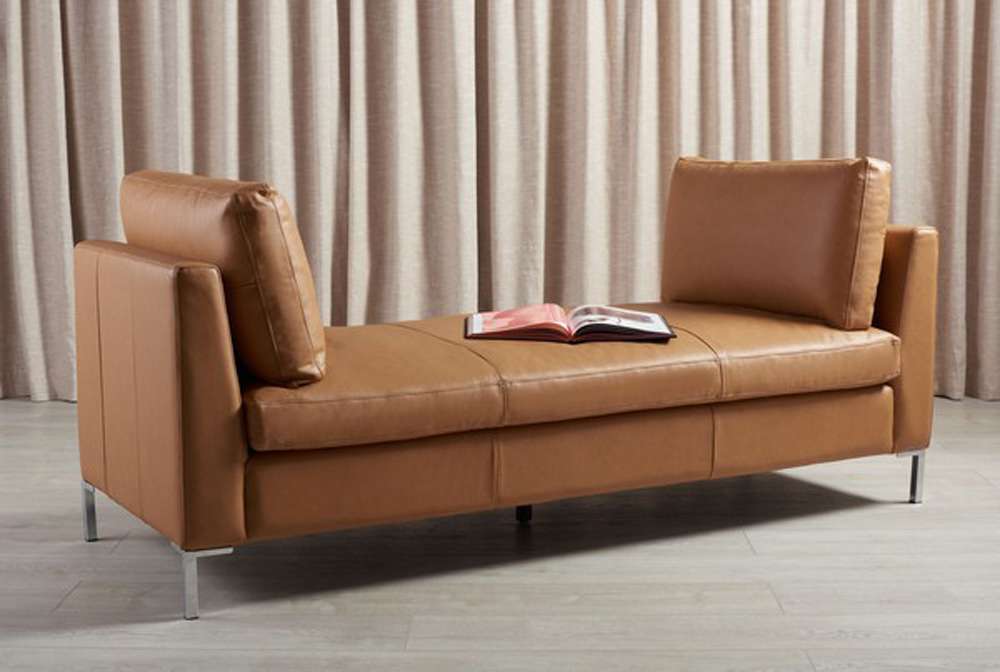 Safavieh - Couture - Tatianna Leather Bench - Light Brown - KNT4109B veiw 3