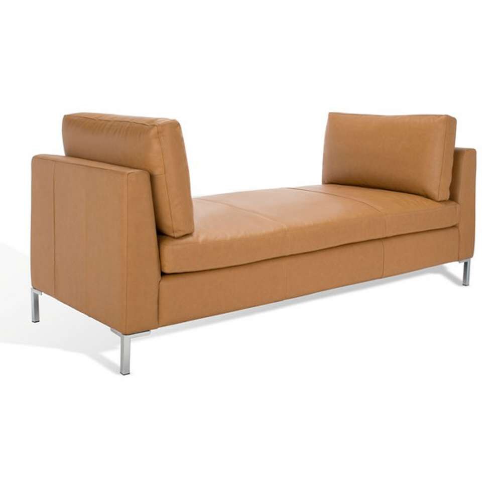 Safavieh - Couture - Tatianna Leather Bench - Light Brown - KNT4109B veiw 4