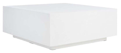 Safavieh - Tatum Faux Concrete Coffee Table - White - COF3001A veiw 3