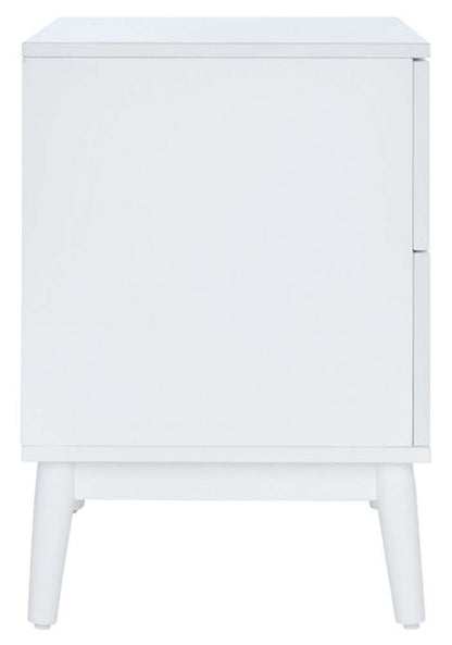 Safavieh - Tay 2Drw Patterned Night Stand - White Washed - NST5011A veiw 5