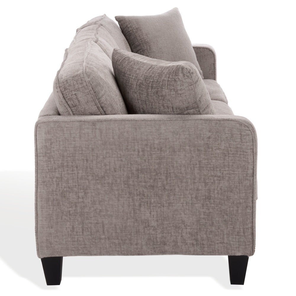 Safavieh - Taylyn Chenille 3 Seat Sofa / Light Brown - SFV6118B view 4