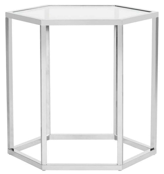 Safavieh - Teagan End Table - Chrome - MMT6002A veiw 1
