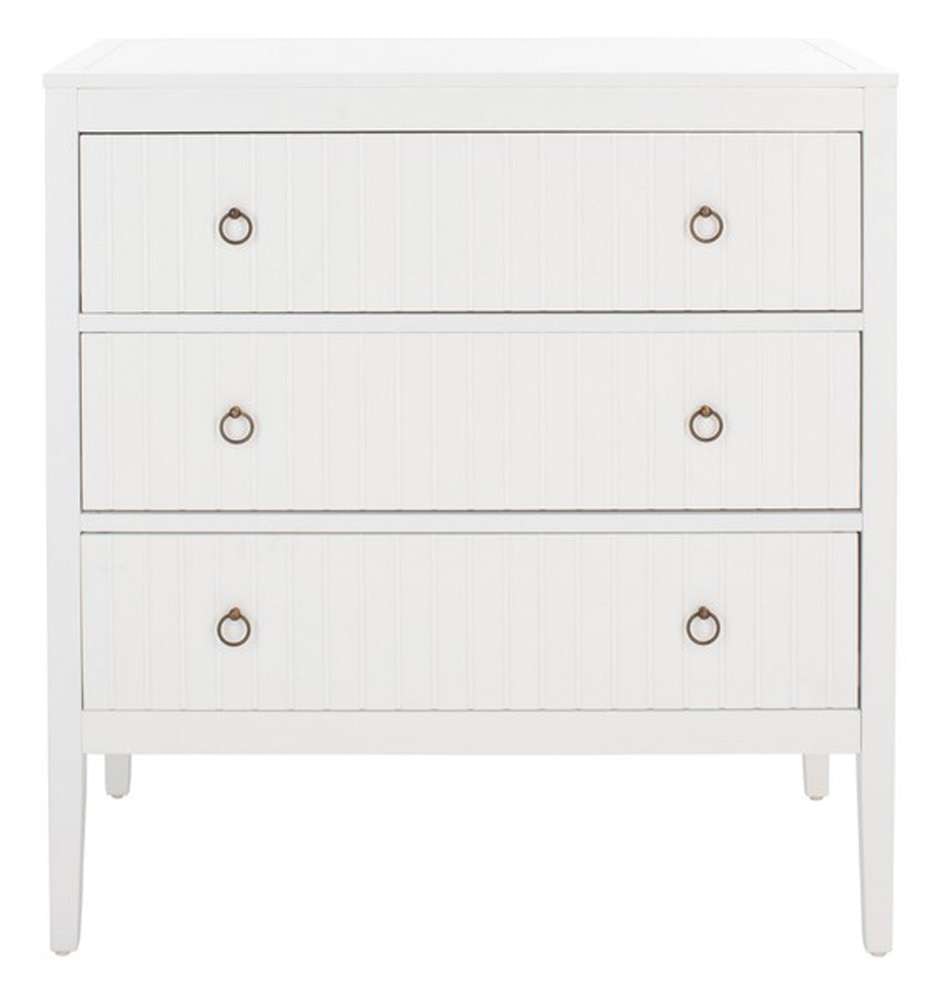 Safavieh - Tegan 3 Drawer Chest - White - CHS5001A veiw 1