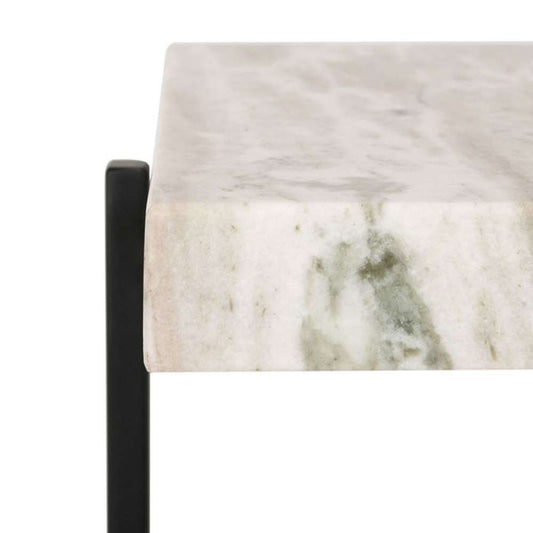 Safavieh - Tenzin Stone Top Accent Table - Multi Grey - Black - ACC3707A veiw 1