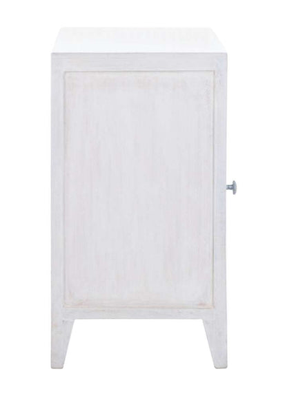 Safavieh - Thea 1 Door Carved Nightstand - White Washed - NST5300C veiw 4