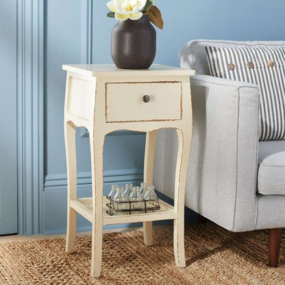 Safavieh - Thelma End Table - Vintage Cream - AMH6619D veiw 3