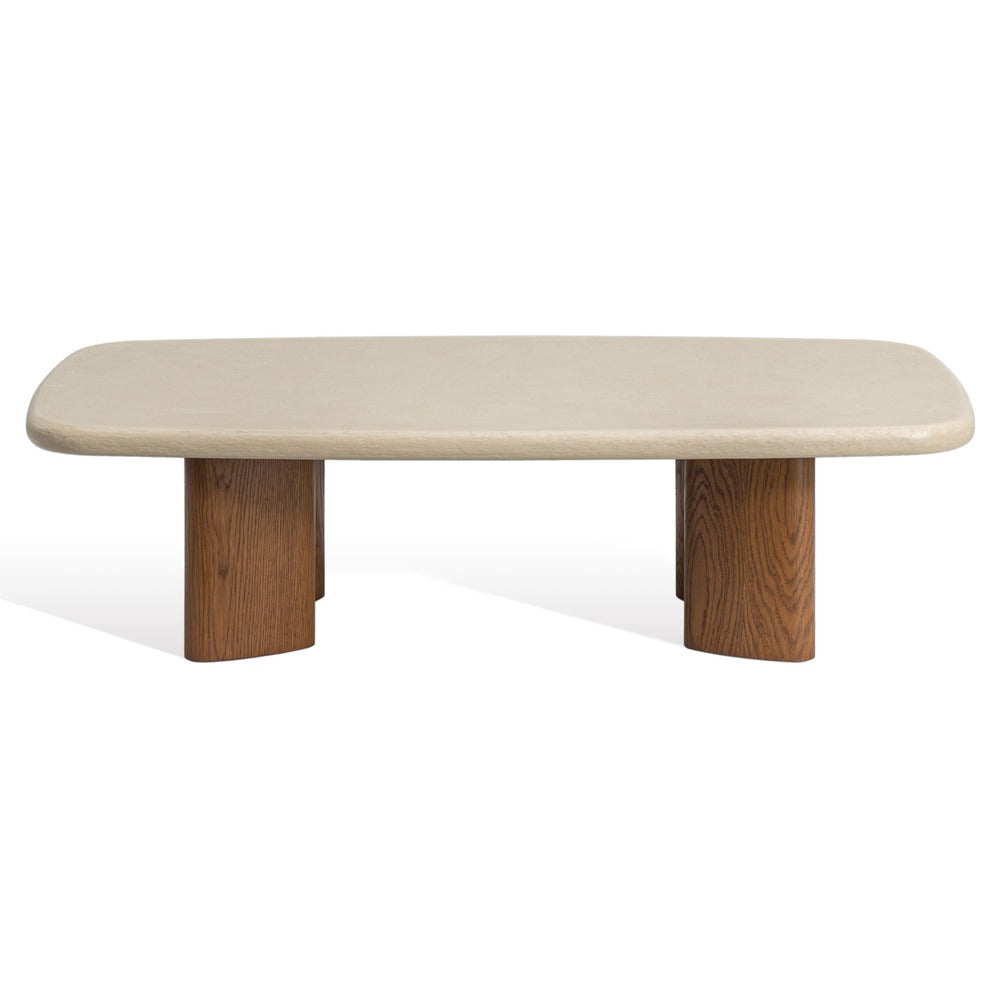 Safavieh - Theodora Coffee Table / Chestnut / Cream - SFV9029A-2BX view 1