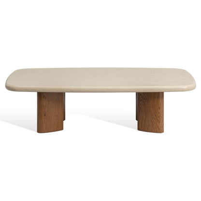 Safavieh - Theodora Coffee Table / Chestnut / Cream - SFV9029A-2BX view 1