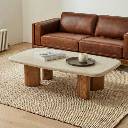 Safavieh - Theodora Coffee Table / Chestnut / Cream - SFV9029A-2BX view 2