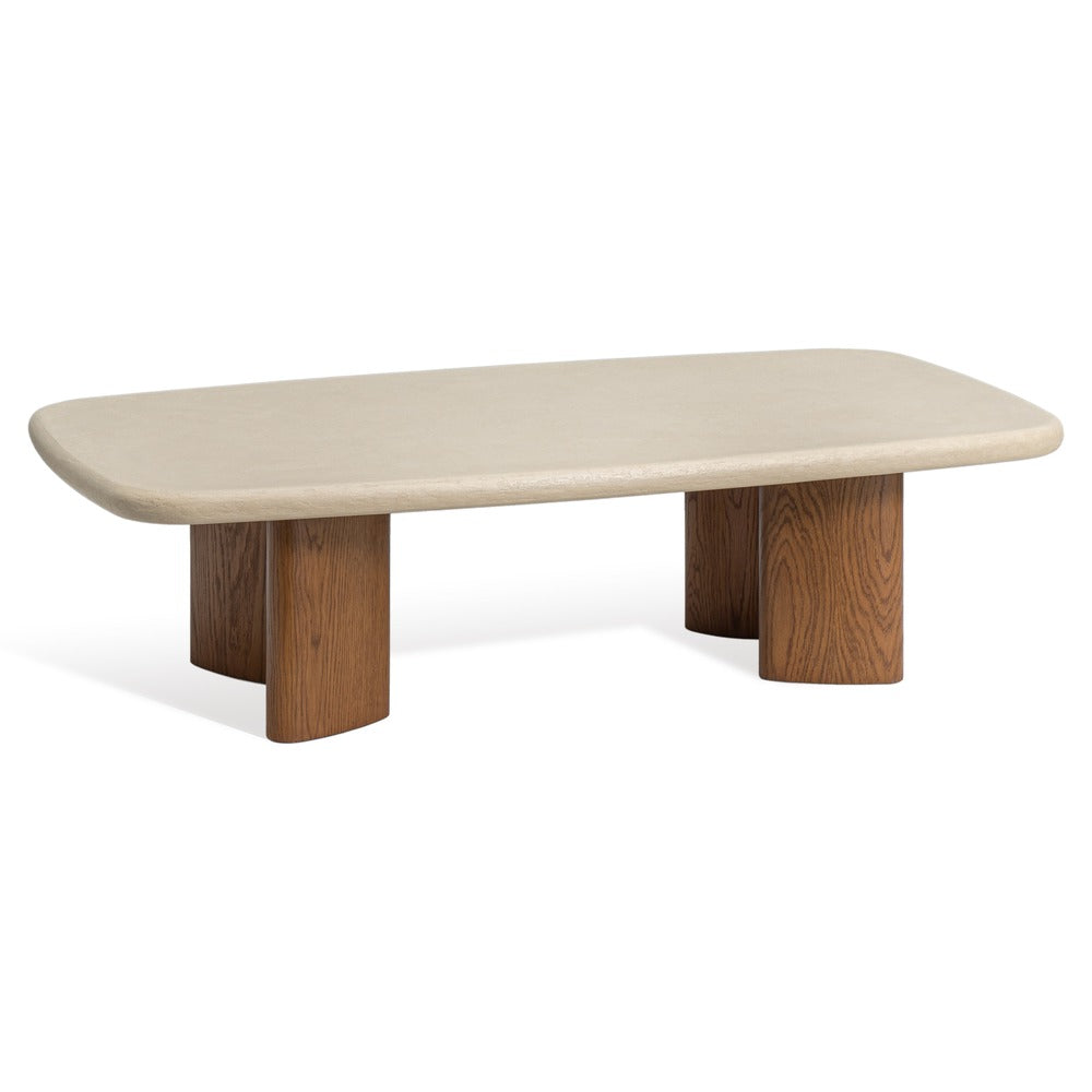 Safavieh - Theodora Coffee Table / Chestnut / Cream - SFV9029A-2BX view 3