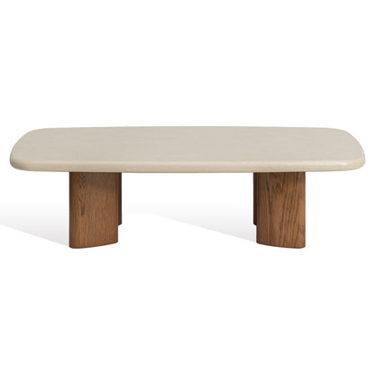 Safavieh - Theodora Coffee Table / Chestnut / Cream - SFV9029A-2BX view 4
