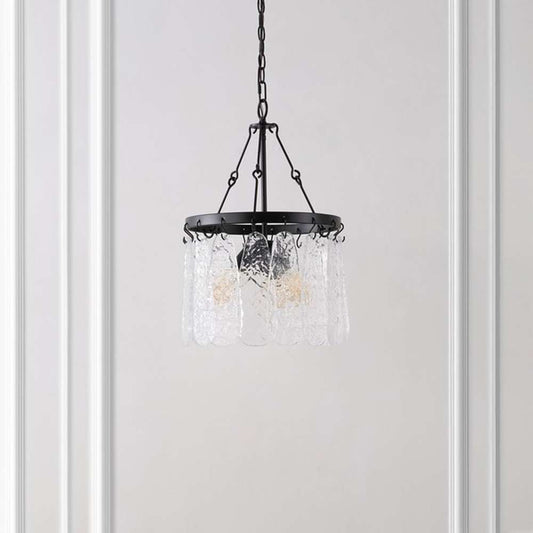 Safavieh - Thryssa 3Lt 15in Chandelier - Black - Clear - CHA4055A veiw 1