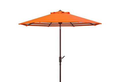 Safavieh - Tiana 9Ft Crank Umbrella - Orange - PAT8007O veiw 1