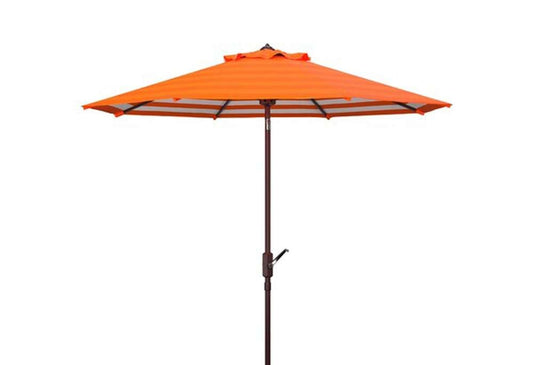 Safavieh - Tiana 9Ft Crank Umbrella - Orange - PAT8007O veiw 1
