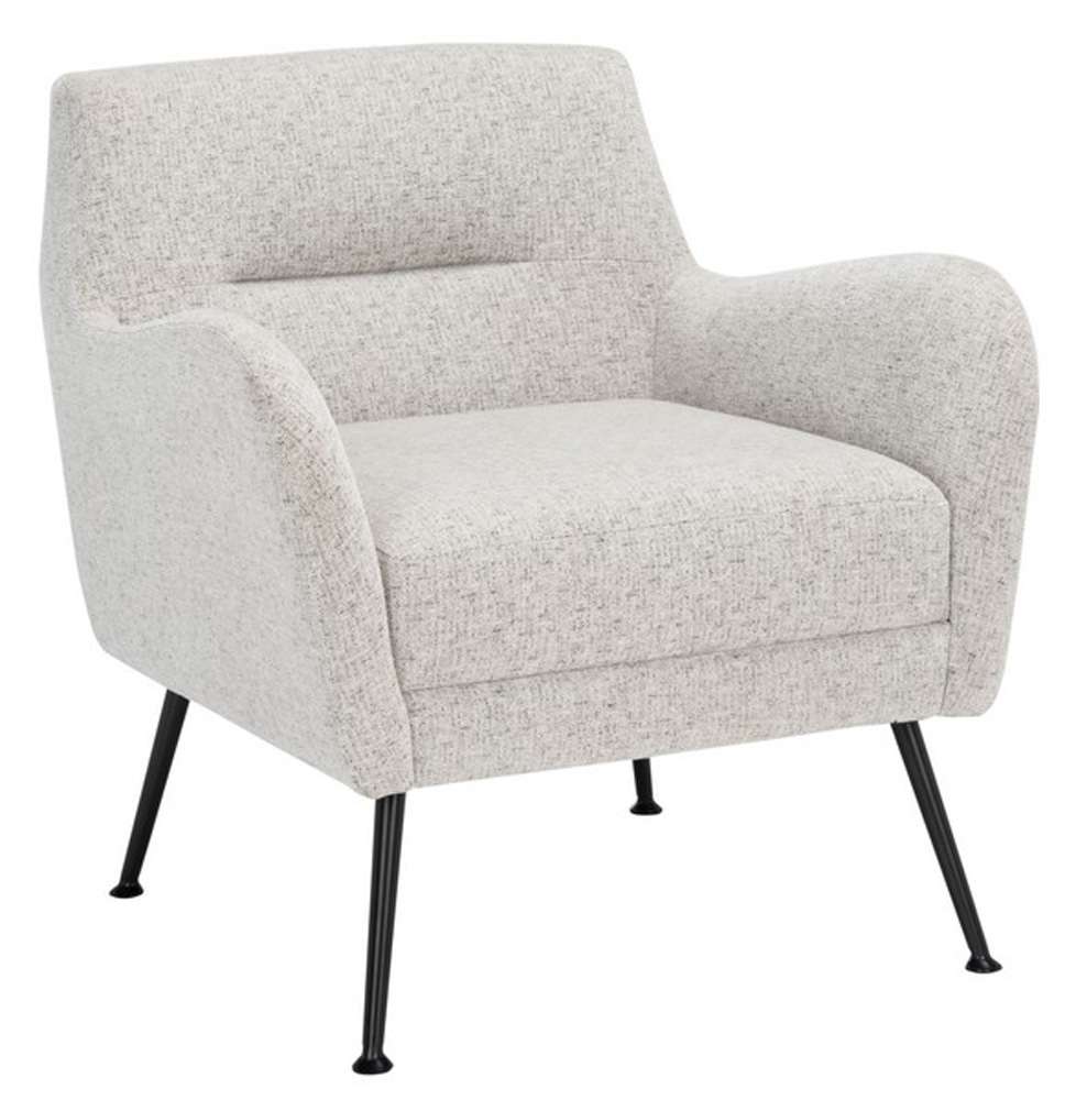 Safavieh - Tilbrook Arm Chair - Light Grey - Black - ACH5203B veiw 3