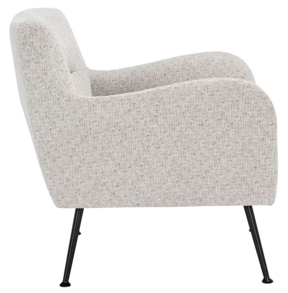 Safavieh - Tilbrook Arm Chair - Light Grey - Black - ACH5203B veiw 4