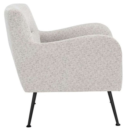 Safavieh - Tilbrook Arm Chair - Light Grey - Black - ACH5203B veiw 4