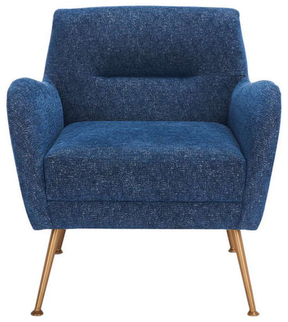 Safavieh - Tilbrook Arm Chair - Navy - Gold - ACH5203A veiw 1