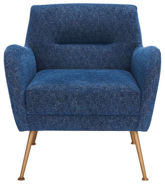 Safavieh - Tilbrook Arm Chair - Navy - Gold - ACH5203A veiw 1