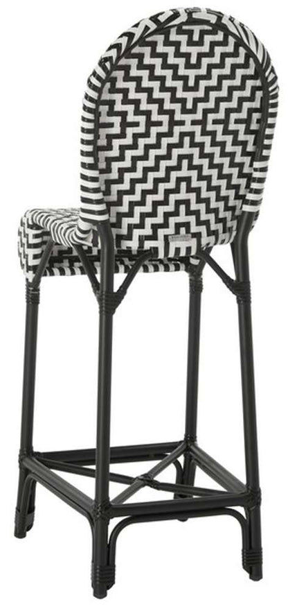 Safavieh - Tilden Barstool - Black - White - PAT4021A veiw 1