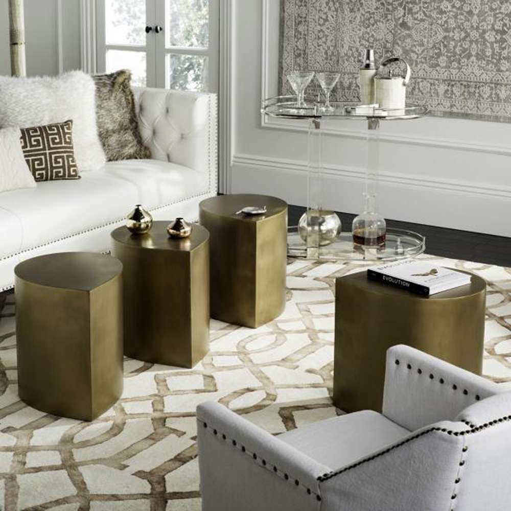 Safavieh - Tilly Coffee Table - Antique Brass - FOX3214A veiw 2