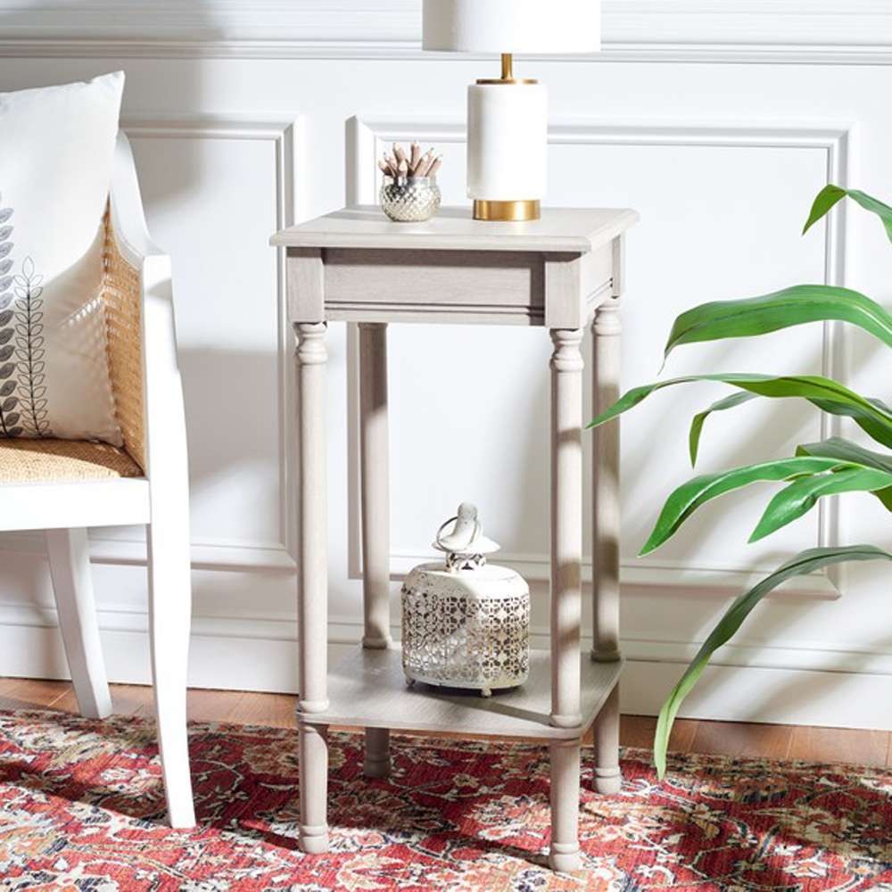 Safavieh - Tinsley Square Accent Table - Greige - ACC5716A veiw 2