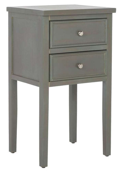 Safavieh - Toby Accent Table W Storage Drwrs - Ash Grey - AMH6625A veiw 3