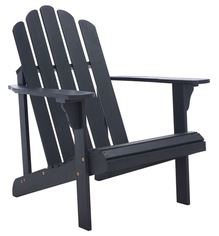 Safavieh - Topher Adirondack Chair - Black - PAT7027D veiw 3