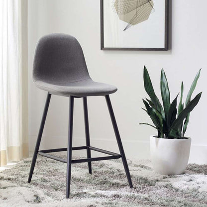 Safavieh - Travis Counter Stool - Dark Grey - Black - BST2001A veiw 2