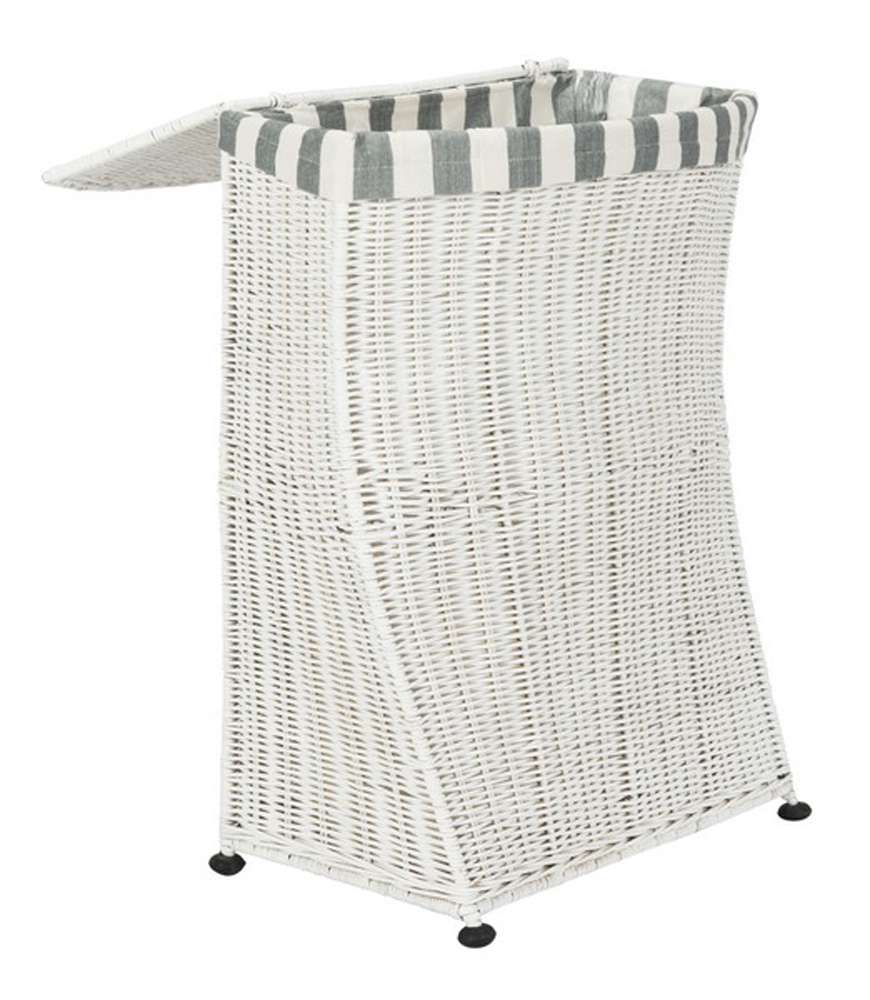 Safavieh - Trotter Laundry Basket - White - HAC6002A veiw 3