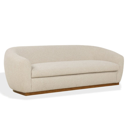 Safavieh - Tylah Boucle Sofa / Beige / Walnut - SFV7520A view 3