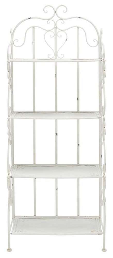 Safavieh - Tyrique 4 Tier Shelf Unit - Antique White - PAT5033A veiw 1