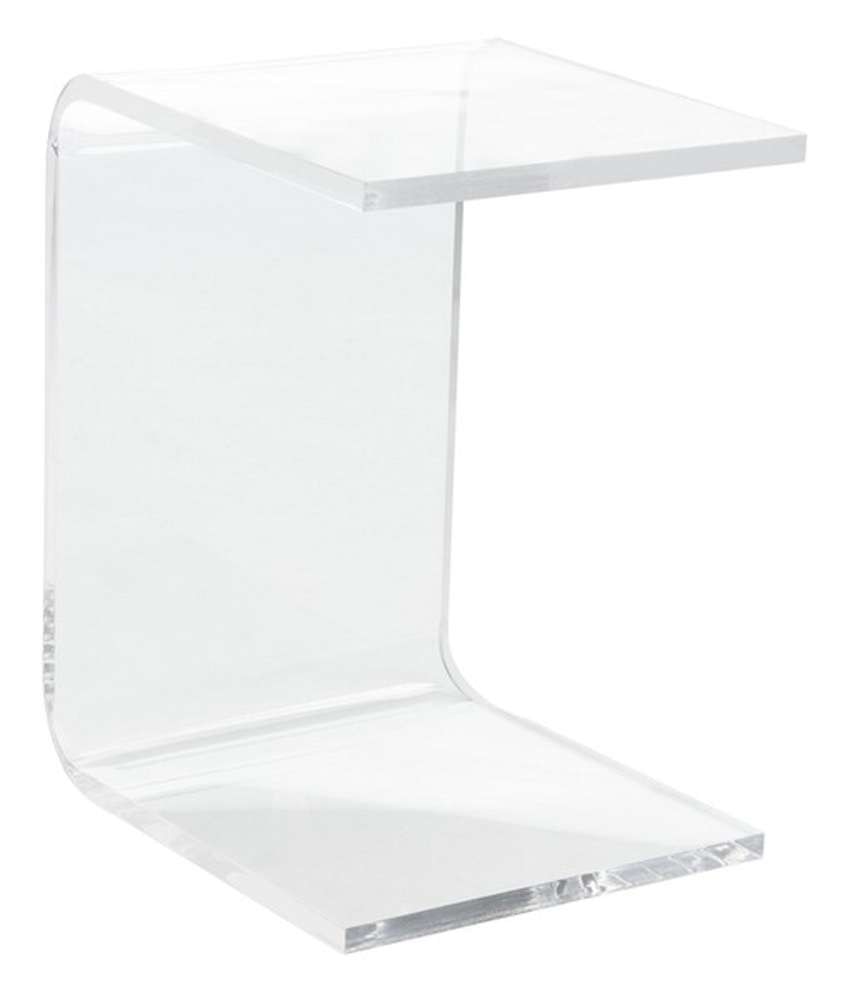 Safavieh - Upton Acrylic Side Table - Clear - ACC8001A veiw 3