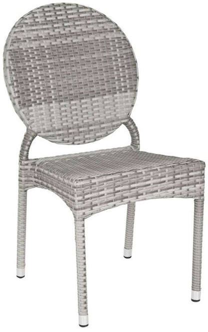 Safavieh - Valdez Stackable Side Chair - Grey  (Set of 2) - FOX5204B-SET2 veiw 2